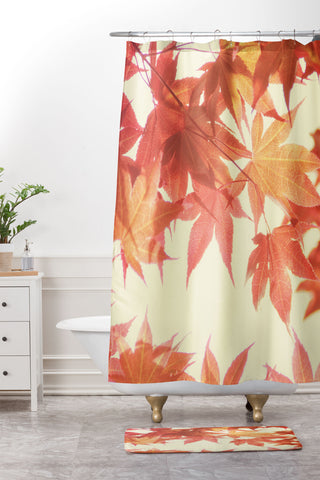 Shannon Clark Fall Glow Shower Curtain And Mat