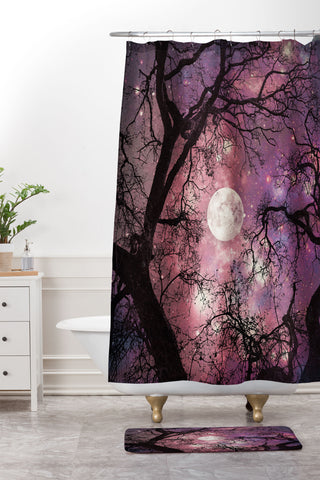 Shannon Clark Fantasy Forest Shower Curtain And Mat