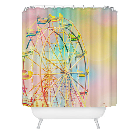 Shannon Clark Ferris Wheel Fun Shower Curtain