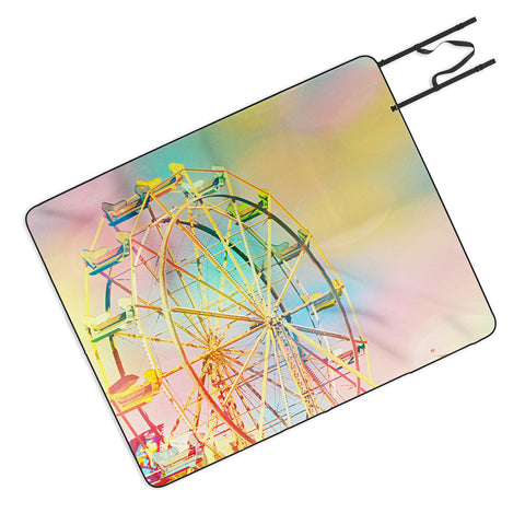 Shannon Clark Ferris Wheel Fun Picnic Blanket