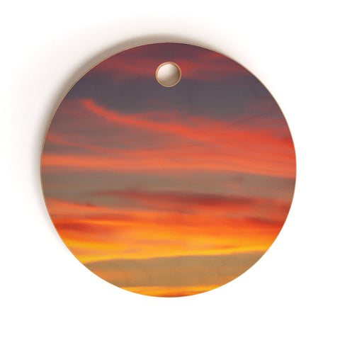 Shannon Clark Fire in the Sky Cutting Board Round