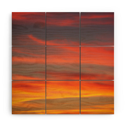 Shannon Clark Fire in the Sky Wood Wall Mural