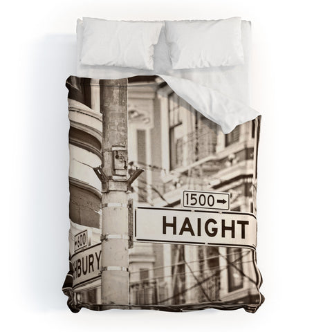 Shannon Clark Hangin On Haight Duvet Cover