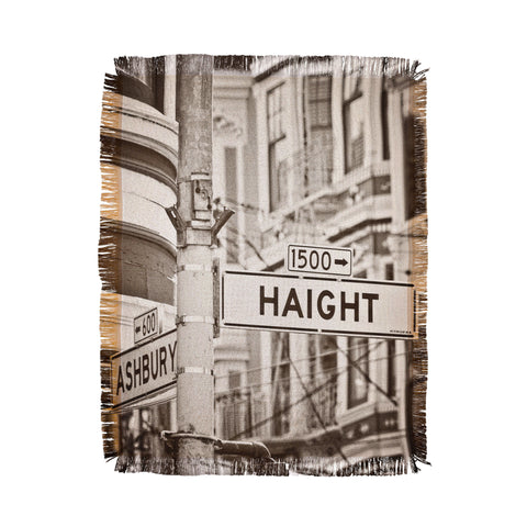 Shannon Clark Hangin On Haight Throw Blanket