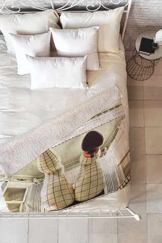 Shannon Clark Hey Sexy Fleece Throw Blanket