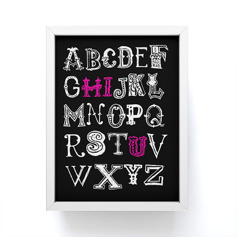 Shannon Clark Hi U Framed Mini Art Print