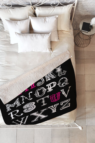 Shannon Clark Hi U Fleece Throw Blanket