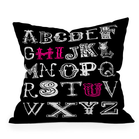 Shannon Clark Hi U Throw Pillow