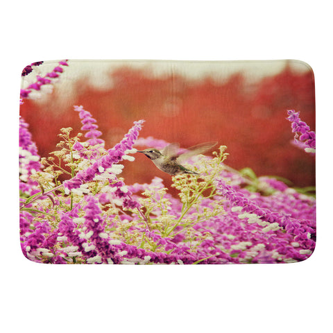 Shannon Clark Hummingbird 1 Memory Foam Bath Mat