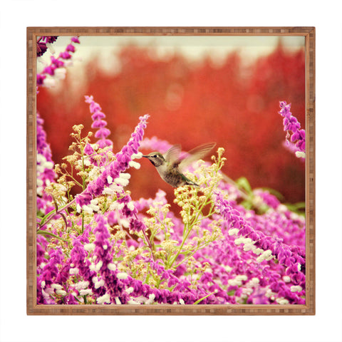 Shannon Clark Hummingbird 1 Square Tray
