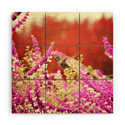 Shannon Clark Hummingbird 1 Wood Wall Mural