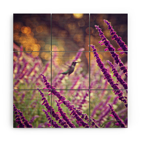 Shannon Clark Hummingbird 2 Wood Wall Mural