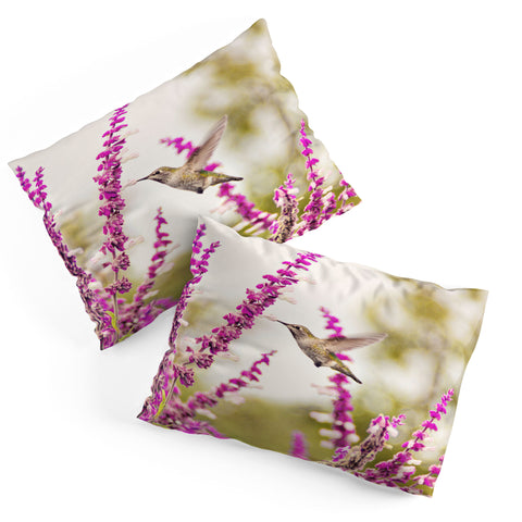 Shannon Clark Hummingbird 3 Pillow Shams