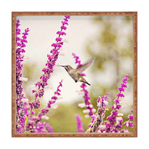 Shannon Clark Hummingbird 3 Square Tray