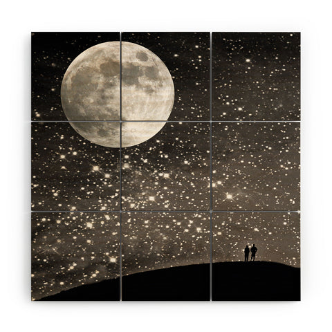 Shannon Clark Love Under The Stars Wood Wall Mural