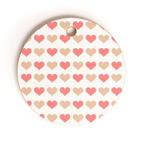 Shannon Clark Lovey Dovey Cutting Board Round