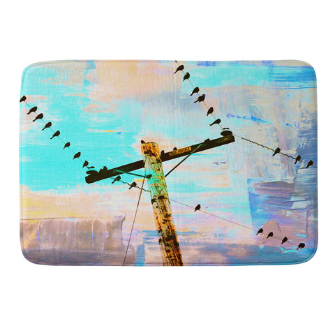 Shannon Clark Modern Birds Memory Foam Bath Mat