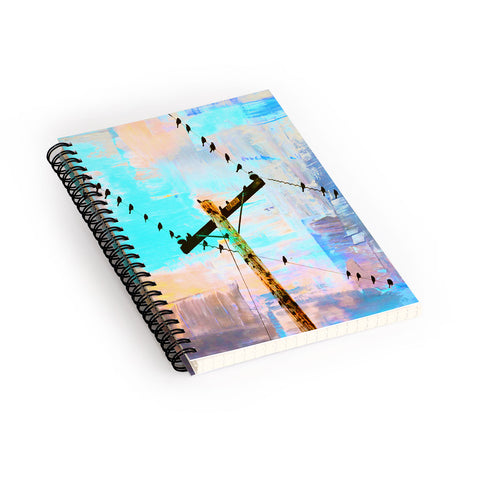 Shannon Clark Modern Birds Spiral Notebook