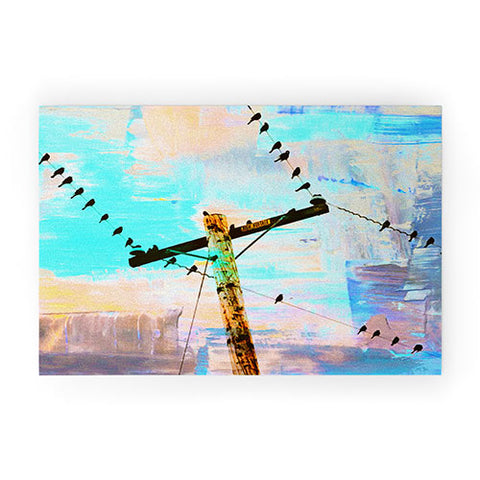 Shannon Clark Modern Birds Welcome Mat