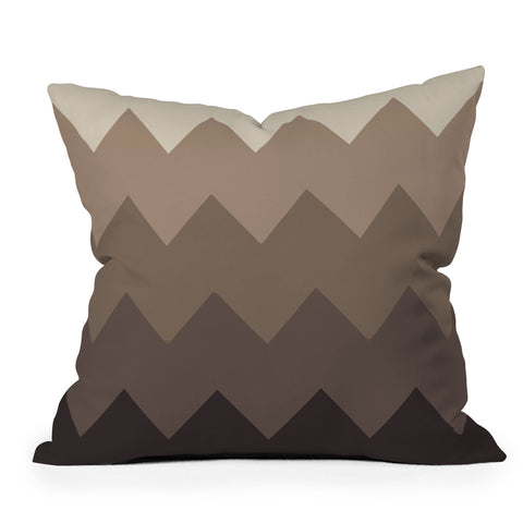 Shannon Clark Mountains Throw Pillow