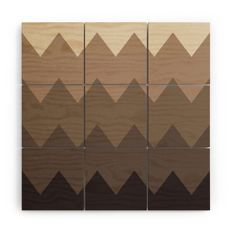 Shannon Clark Mountains Wood Wall Mural