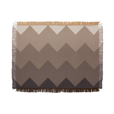 Shannon Clark Mountains Throw Blanket