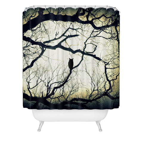 Shannon Clark Mysterious Woods Shower Curtain