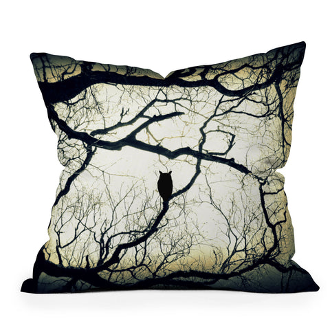 Shannon Clark Mysterious Woods Throw Pillow