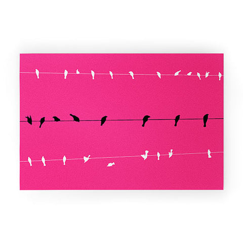 Shannon Clark Neon Nature Welcome Mat