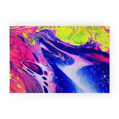 Shannon Clark Neon Rave Welcome Mat