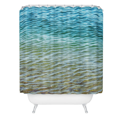 Shannon Clark Ombre Sea Shower Curtain