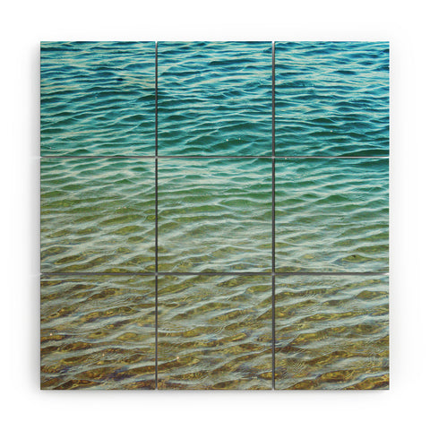 Shannon Clark Ombre Sea Wood Wall Mural