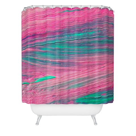Shannon Clark Paint Candy Shower Curtain