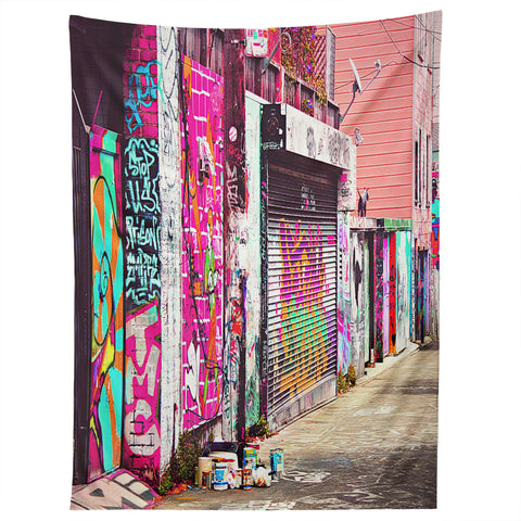 Shannon Clark Paint It Pink Tapestry