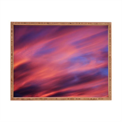Shannon Clark Painted Sunset Rectangular Tray
