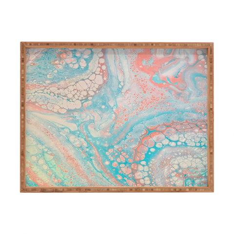 Shannon Clark Peach Mint Melt Rectangular Tray