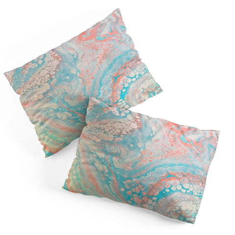 Shannon Clark Peach Mint Melt Pillow Shams