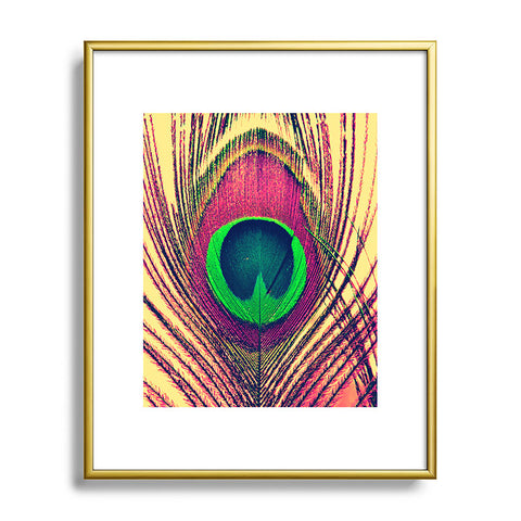 Shannon Clark Peacock 2 Metal Framed Art Print