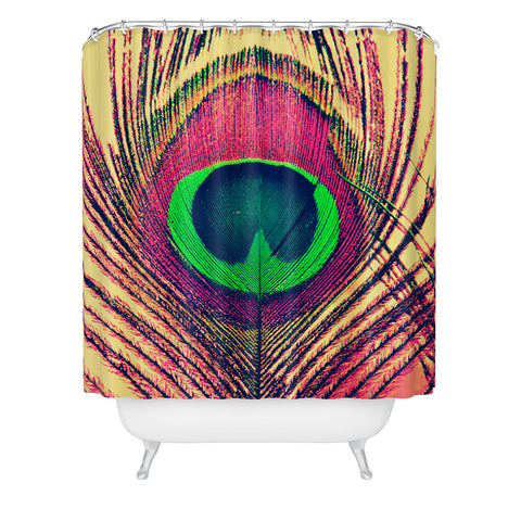 Shannon Clark Peacock 2 Shower Curtain
