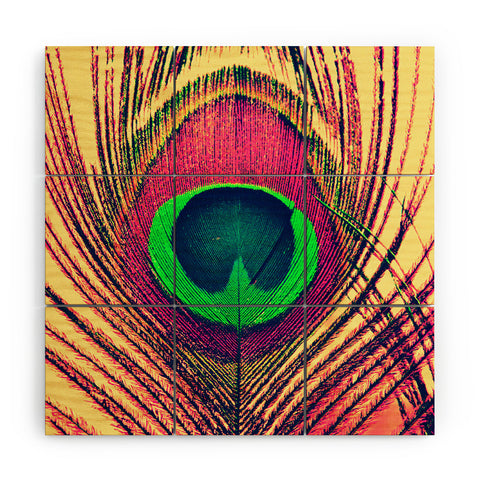 Shannon Clark Peacock 2 Wood Wall Mural