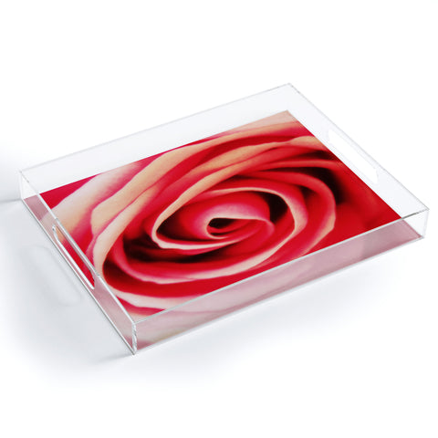 Shannon Clark Pink Rose 2 Acrylic Tray