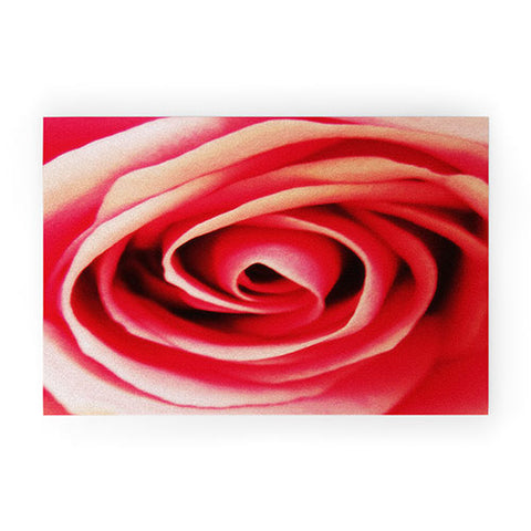 Shannon Clark Pink Rose 2 Welcome Mat