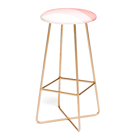 Shannon Clark Pink Stripe Ombre Bar Stool
