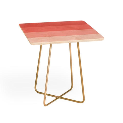 Shannon Clark Pink Stripe Ombre Side Table