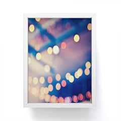 Shannon Clark Pretty Lights Framed Mini Art Print
