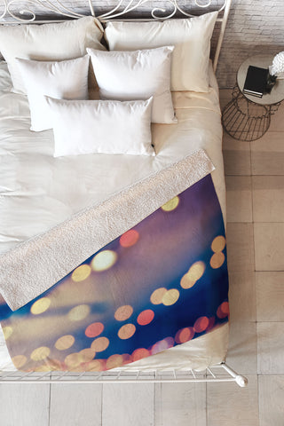 Shannon Clark Pretty Lights Fleece Throw Blanket
