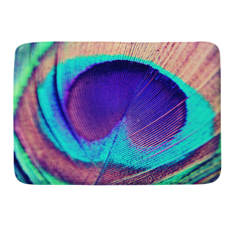 Shannon Clark Pretty Peacock Memory Foam Bath Mat