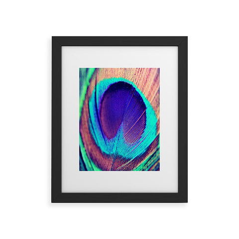 Shannon Clark Pretty Peacock Framed Art Print