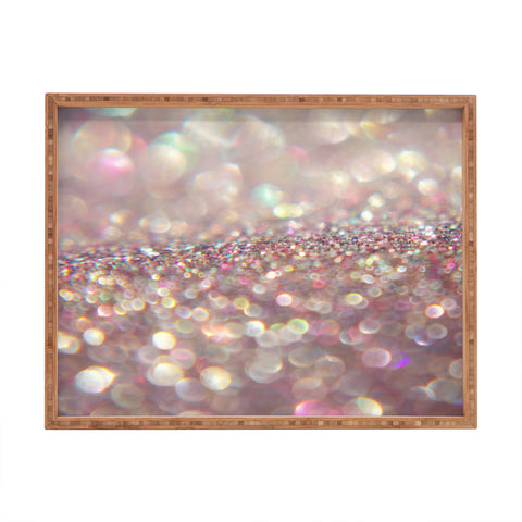 Shannon Clark Purple Glitter Rectangular Tray