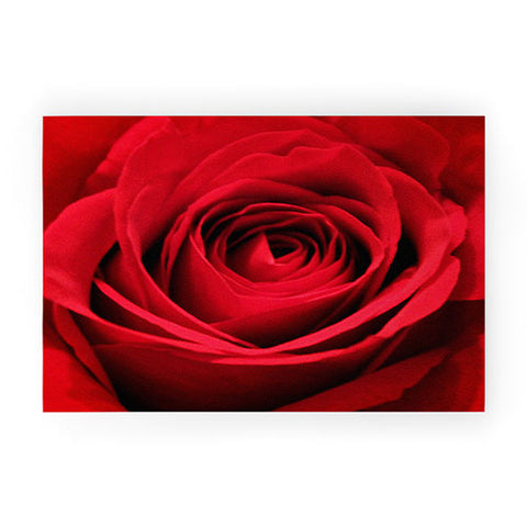 Shannon Clark Red Rose Welcome Mat